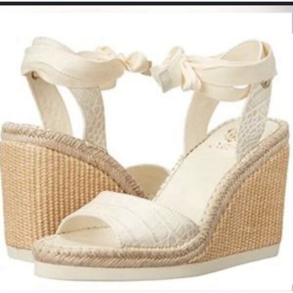VINCE CAMUTO Bendsen Espadrille Wedge Sandals size 7.5 - Picture 1 of 6